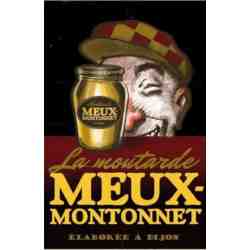 Plaque Métal "Moutarde Meux-Montonnet"