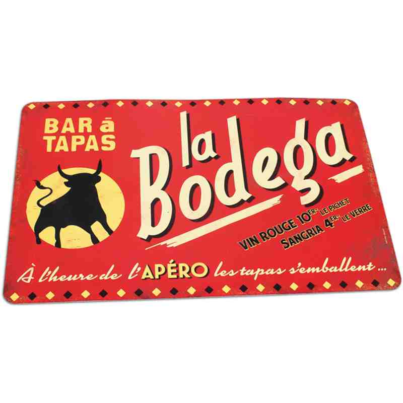 Set de table plastifié "La Bodega" Natives Deco. Set de table plastifié "La Bodega" Natives Deco.