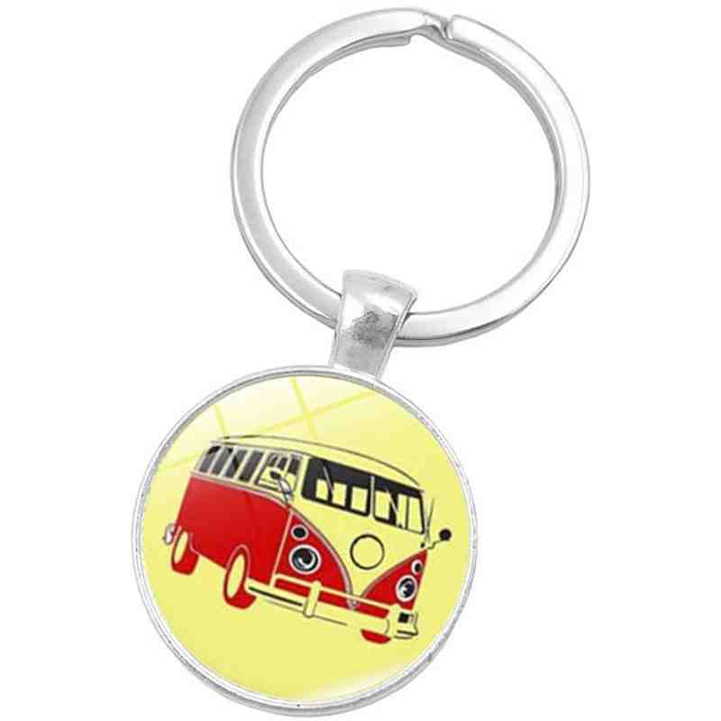 Porte-Clés vintage "Combi Rouge". Porte-Clés vintage "Combi Rouge".