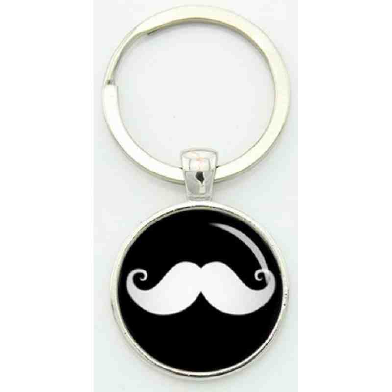 Porte-clé vintage "Moustache".