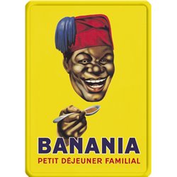 plaque publicitaire vintage Banania