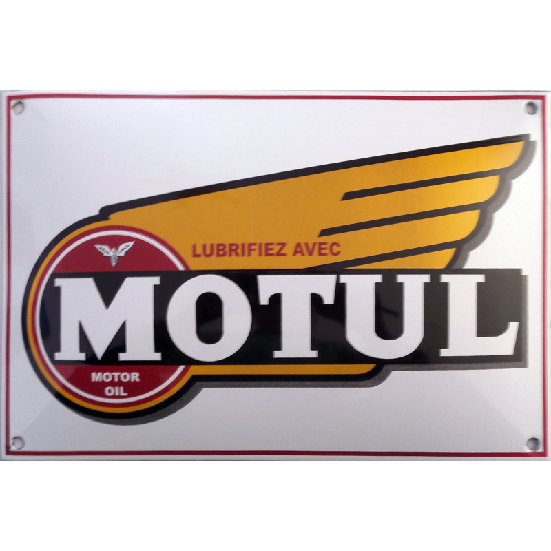 plaque vintage Huiles Motul