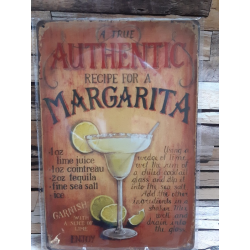 Plaque publicitaire rétro vintage Margarita
