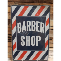 Plaque Barber Shop rétro vintage