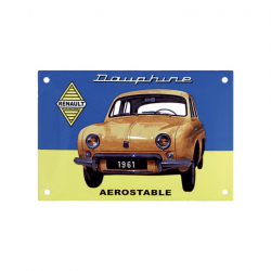 Plaque vintage Renault Dauphine