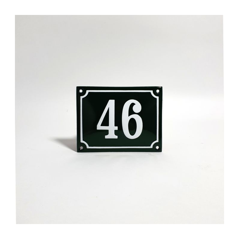 Numéro de maison émaillé 43/numéro quarante-trois français