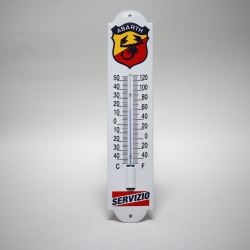 Thermometre décoratif d' Abarth en émail