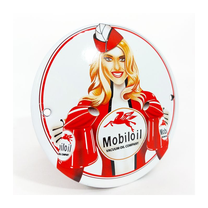 Mobiloil Vacuum oil company Lady