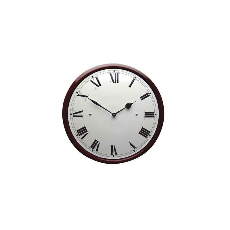 Horloge bord Rouge nombres romains