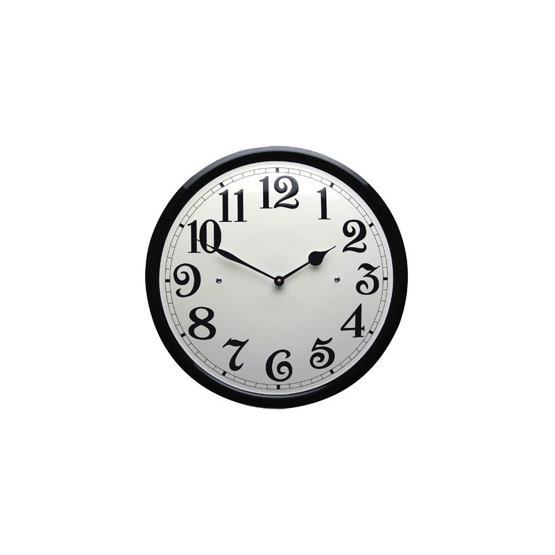 Horloge bord Noir nombres normaux