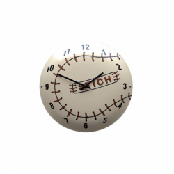 Horloge fond base ball