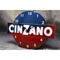 Horloge publicitaire vintage Cinzano