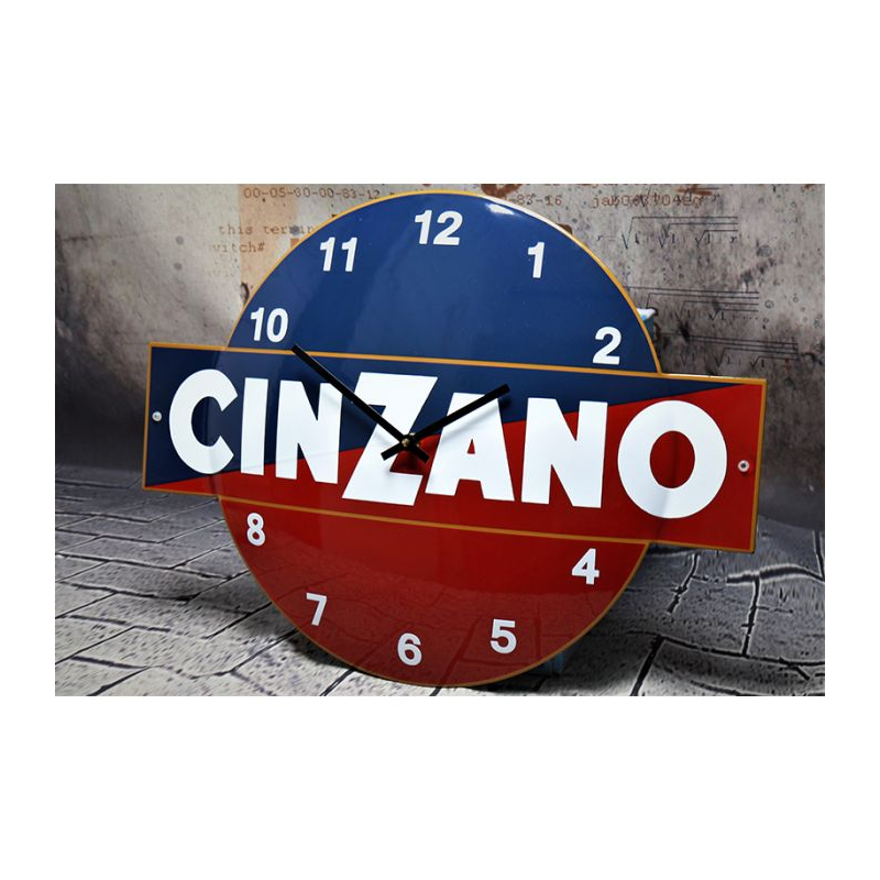 Horloge publicitaire vintage Cinzano