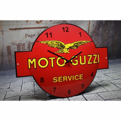 Horloge publicitaire vintage Moto Guzzi