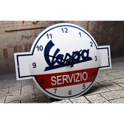 Horloge publicitaire vintage Vespa