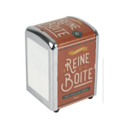 Distributeur de serviettes Reine de la boîte