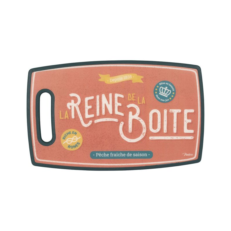 Planche à découper pour cuisine Reine de la boite