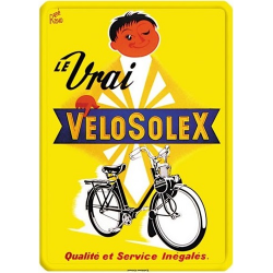 Plaque publicitaire velosolex