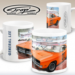 Tasse avec le Dodge Charger 1969