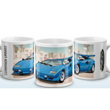 Mug personnalisable Lamborghini Countach LP500S - Idée cadeau