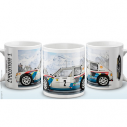 Tasse Peugeot 205 Turbo 16 EVO1 Vatanen Monte Carlo 1985