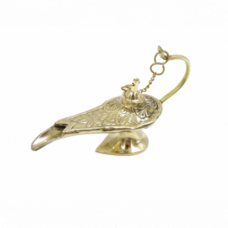 Lampe décorative Aladin en laiton