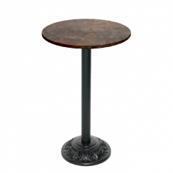 Mange-debout plateau rouille