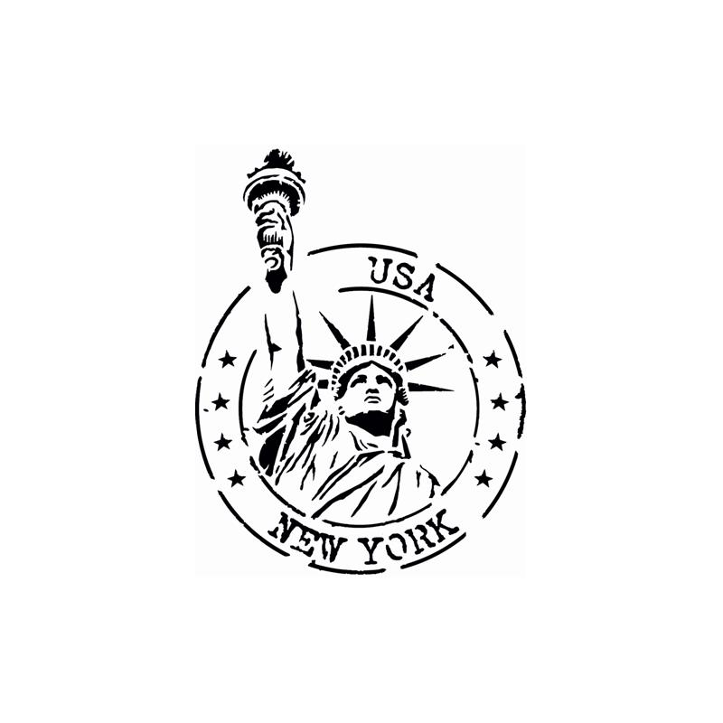 Pochoir de la Statue de la Liberté de New York
