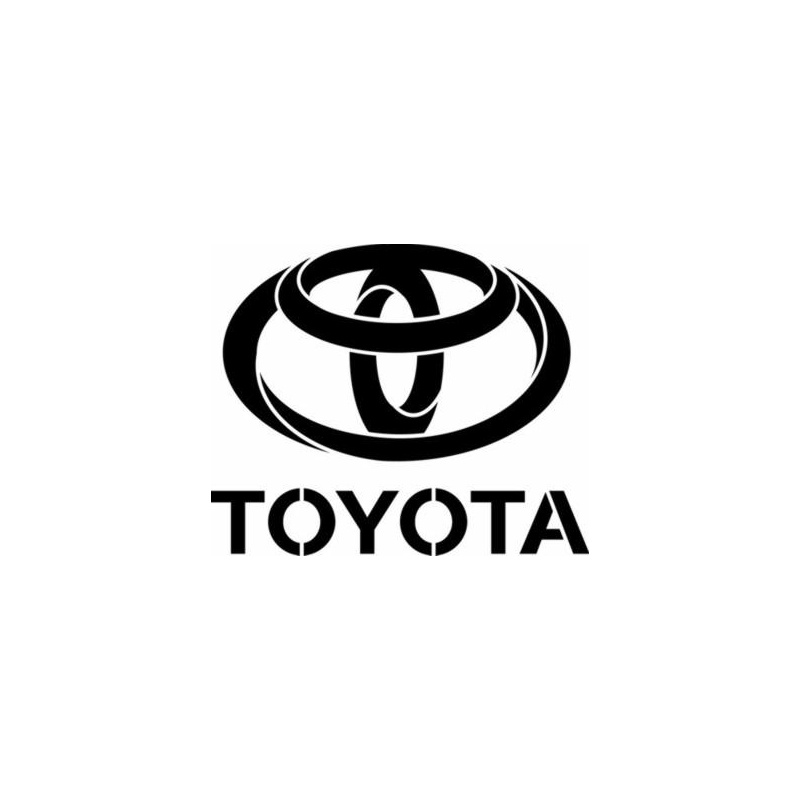 Logo de la marque automobile Toyota en pochoir