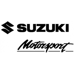 Logo de la marque Suzuki Motorsport en pochoir