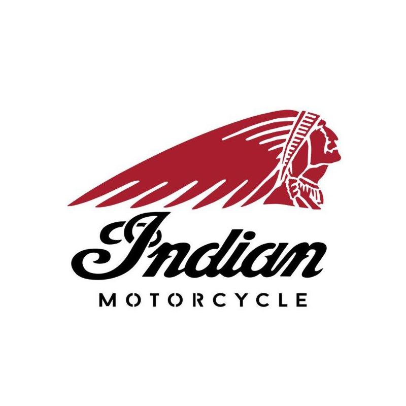 Logo de la marque Indian Motorcycle avec un design d'aigle en pochoir