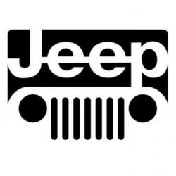 Logo de la marque automobile Jeep en pochoir à peindre