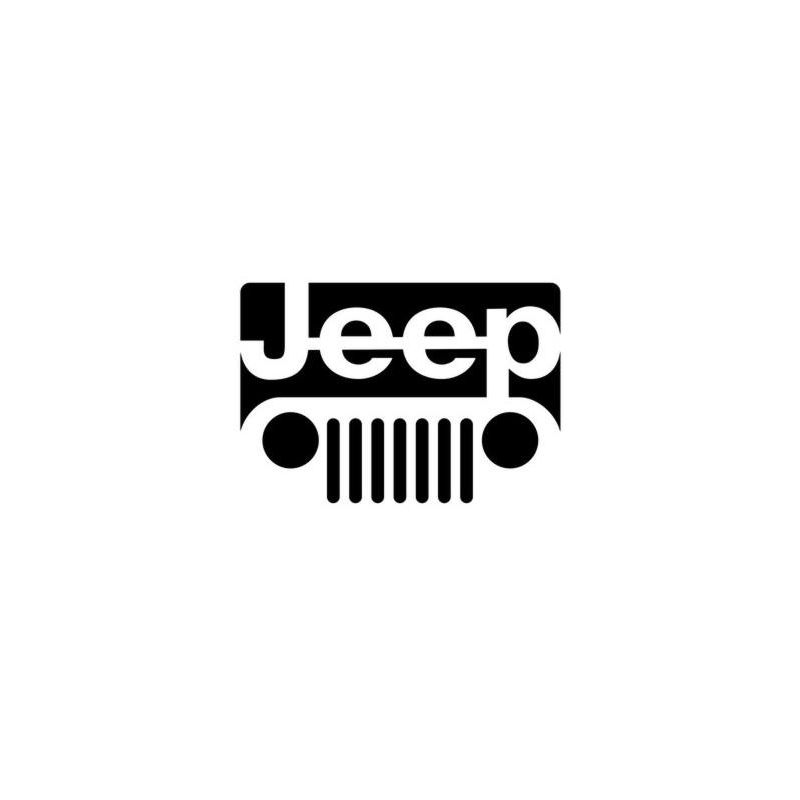 Logo de la marque automobile Jeep en pochoir à peindre