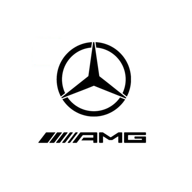 Logo de l'étoile Mercedes-Benz en pochoir