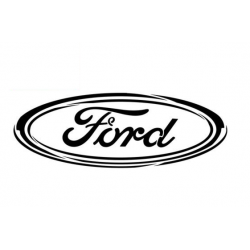 Logo ovale de la marque automobile Ford en pochoir