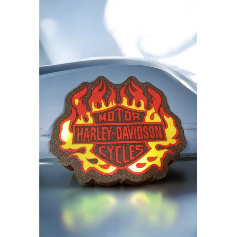 Lampe LED 3D Harley-Davidson : pour les passionnés de liberté et de sensations fortes. Esprit custom garanti.
