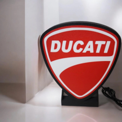 Lampe LED 3D Ducati