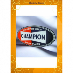 Lampe LED 3D Champion Spark Plug