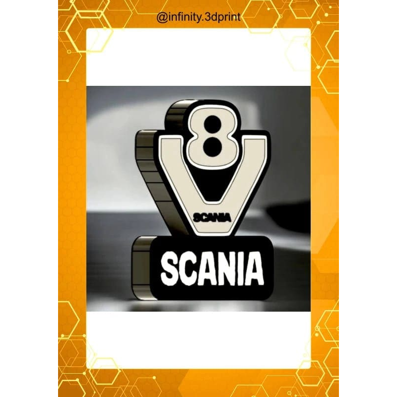 Lampe LED 3D Scania V8