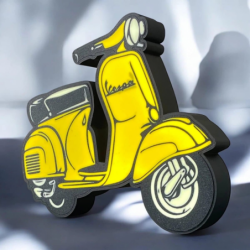 Lampe LED 3D Vespa Lightbox