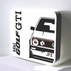 Lampe LED 3D Golf GTI MK1