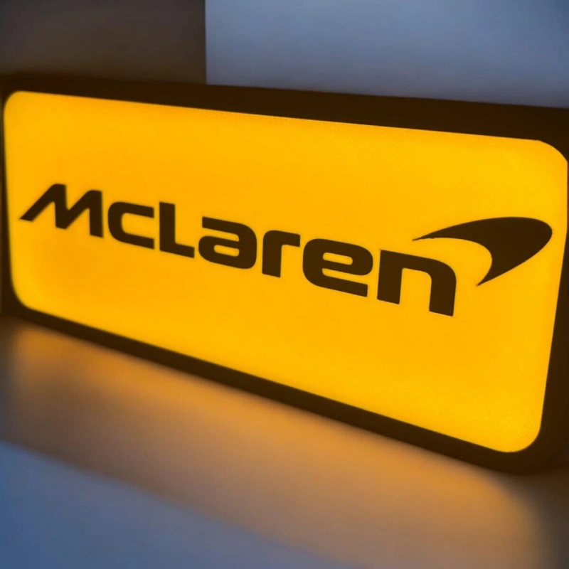 Lampe LED 3D McLaren Lightbox