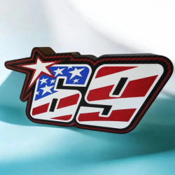 Lampe LED 3D Nicky Hayden 69