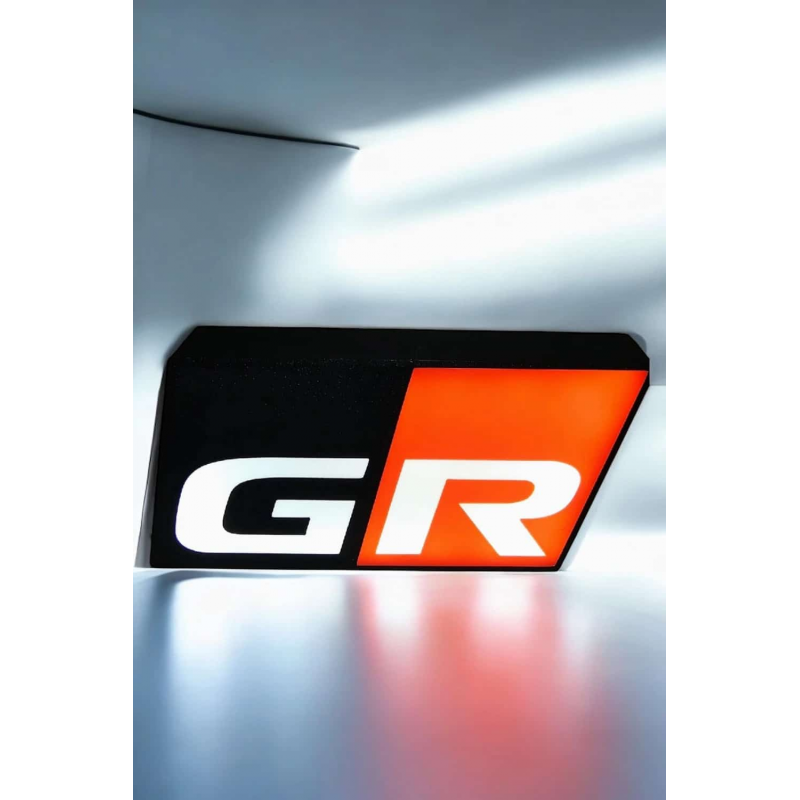 Lampe LED 3D Toyota Gazoo Racing GR