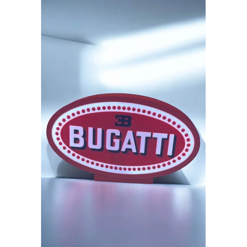 Lampe LED 3D Bugatti Lightbox