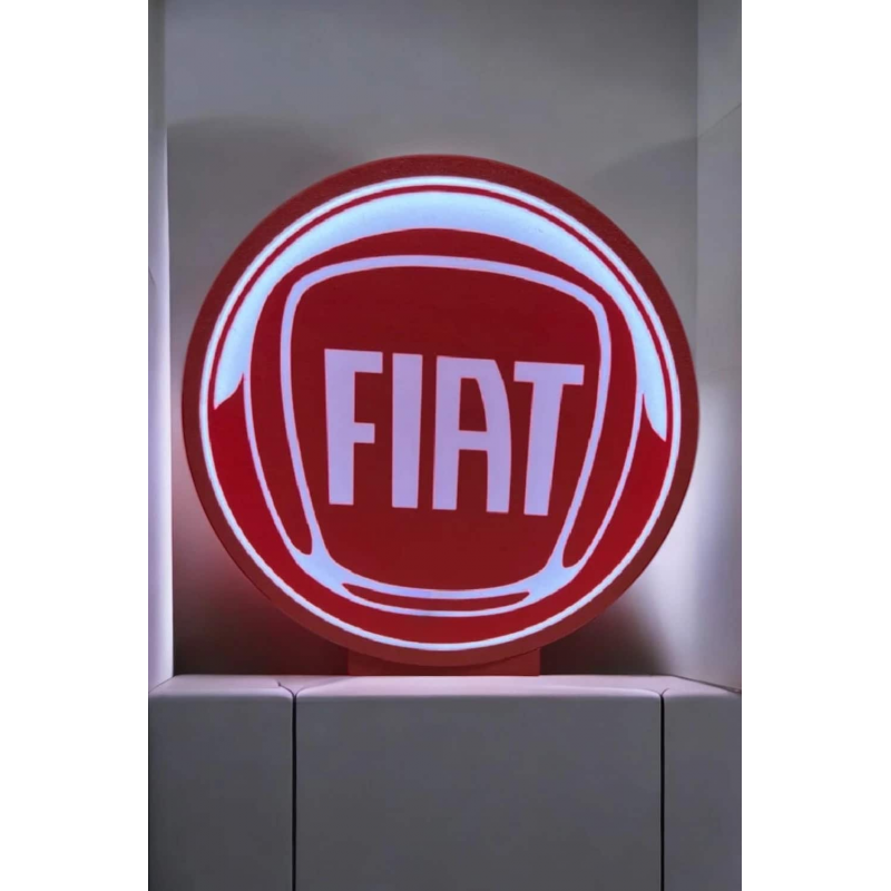 Lampe LED 3D FIAT Lightbox