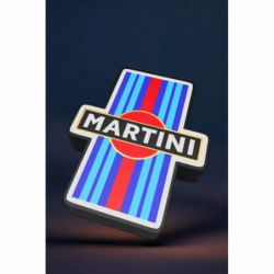 Lampe LED 3D Martini Racing