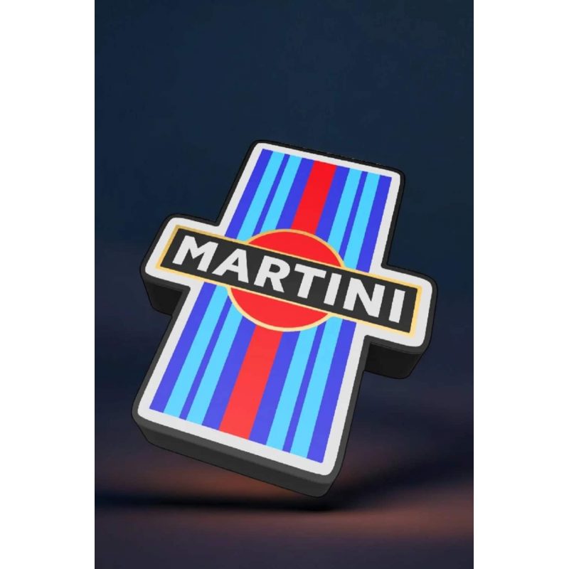 Lampe LED 3D Martini Racing