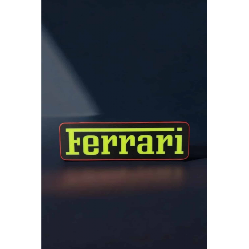 Lampe LED 3D Ferrari Lightbox