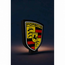 Lampe LED 3D Porsche Lightbox
